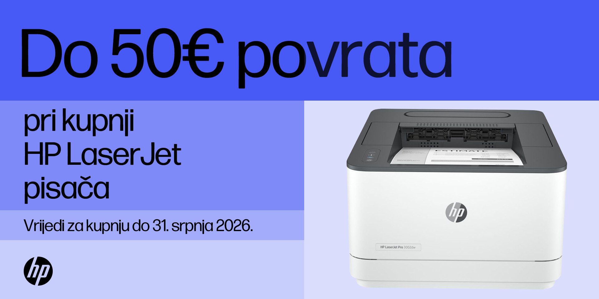 HP Laser Jet do 50€